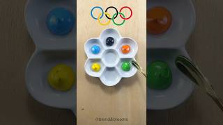 Will The Olympic Rings turn Hunter Green olympic satisfying colormixing [upl. by Ania]