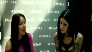 Kat Von D speaking Spanish 2nd visit to Mexico [upl. by Nwahsir593]