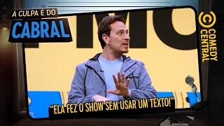 Fabiano Cambota É MUITO FÃ da convidada  A Culpa É Do Cabral [upl. by Inalial]