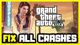 FIX GTA 5 Crashing Not Launching Freezing amp Black Screen [upl. by Names]