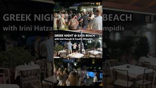 GREEK NIGHT  ILIOS BEACH shorts greece crete [upl. by Neyuq]