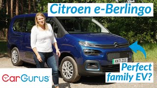 2023 Citroen eBerlingo Review 7seater electric car tested [upl. by Drhacir]