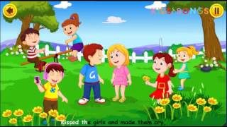 Georgie Porgie Nursery Rhyme Song with Lyrics  Songs For Kids [upl. by Yaral666]