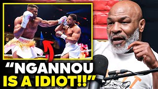 Mike Tyson RESPONDS To Francis Ngannou VS Anthony Joshua FULL FIGHT [upl. by Oettam]