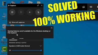 Gaming features arent available for the windows desktop or file explorer fix [upl. by Herzog170]