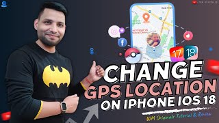 How to Change GPS Location on iPhone iOS 1718 Beta without Jailbreak 2024 iToolab AnyGo [upl. by Ellwood]