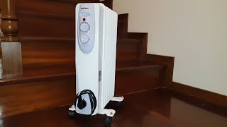 Silvercrest LIDL OILFILLED RADIATOR SOR 1500 E4 IAN 3676842101 unboxing amp how to [upl. by Anav]