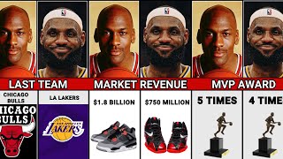 MJ VS LJ  Michael Jordan VS LeBron James [upl. by Eilzel]