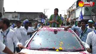 Kovvur YSRCP MLA Candidate Taneti Vanitha files nomination [upl. by Zullo715]