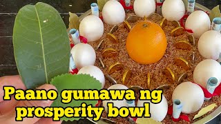 PAMPASWERTE SA TAONG 2024 Paano gumawa ng Prosperity Bowl [upl. by Vitek721]