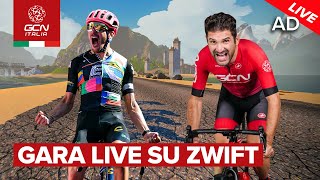 Maranga e Bettiol alla Team Italy Rosa League  Mondiali di Richmond su Zwift [upl. by Charleen]