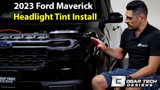 2023 Ford Maveric Headlight Tint Install [upl. by Cost]