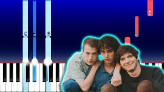 Wallows  These Days Piano Tutorial [upl. by Aronle]