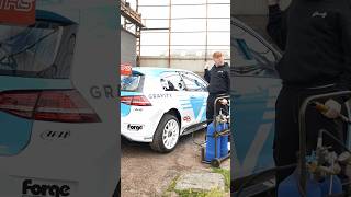 The Most Ridiculous Mod For a Car Golf GTI on Airjacks racecar vw vwgolf mods [upl. by Lanna966]