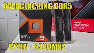 Overclocking DDR5 on AM5 Ryzen [upl. by Tamarra]