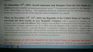 How the Republic for the united States of America was ReInhabited EXPLAINED PART 2 [upl. by Daren638]