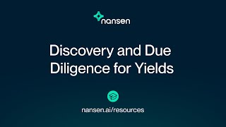 How to Nansen Discovery amp Due Diligence for Yields [upl. by Avek]