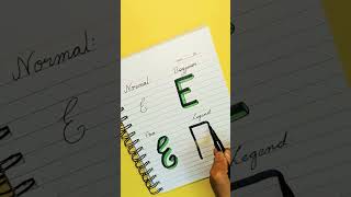 Easy Lettering Designs shorts handlettering penstrokes [upl. by Orion]