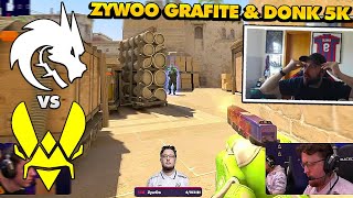 ZYWOO vs DONK GOATS DESTRUIRAM NA ESTREIA Melhores Momentos VITALITY vs SPIRIT BLAST WORLD FINAL [upl. by Harifaz]