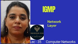 Lec35Basic operation of IGMP Computer Networks [upl. by Ayanad]