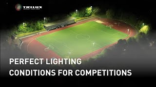 Perfect Lighting Conditions for Competitions Our Solutions for Sports Facilities  TRILUX [upl. by Ilegna948]