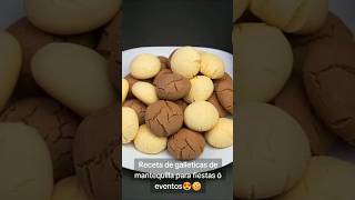 𝗥𝗲𝗰𝗲𝘁𝗮 𝗴𝗮𝗹𝗹𝗲𝘁𝗮𝘀 𝗱𝗲 𝗺𝗮𝗻𝘁𝗲𝗾𝘂𝗶𝗹𝗹𝗮 🍪reposteria postre postresfaciles postreenvaso torta emprende [upl. by Bria556]