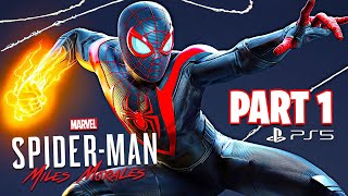 Spider Man Miles Morales PS5 Gameplay Walkthrough Part 1 [upl. by Aronoh]