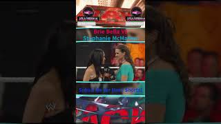 WWE Brie Bella Vs Stephanie McMahon wwe raw smackdown shortsfeed [upl. by Ailido]