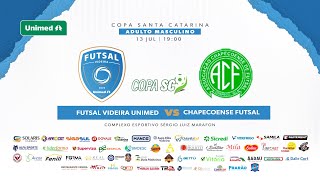 COPA SANTA CATARINA DE FUTSAL VIDEIRA X CHAPECOENSE [upl. by Anawt]