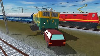 Rajdhani Express VS Guwahati Passenger Express Accident II Indian Train Crossing 3D II 306 Episode [upl. by Okomot970]