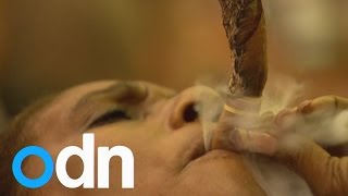 Cuban cigar longest ash competition sparks up in Havana [upl. by Dani530]