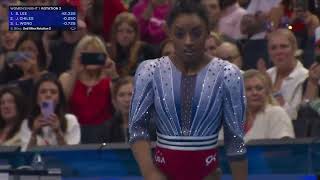 Simone Biles stuns on floor night 1  US Olympic Gymnastics Trials [upl. by Sutphin]