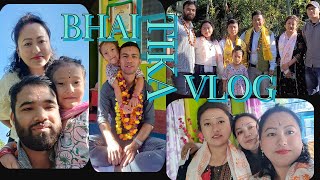 Bhai Tika Special Vlog  Showing Nepali Culture  TiharDiwali 2023  ramalaamardeep [upl. by Yntrok]