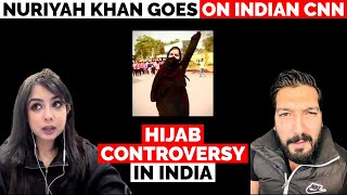 Hijab Controversy in India  Nuriyah Khan Ka CNN par Comment [upl. by Fesuoy]