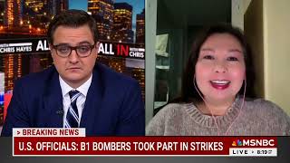 Duckworth Joins MSNBCs Chris Hayes to Discuss President Bidens Response to IranBacked Attack [upl. by Llemar]