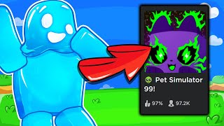 NOOB PLAYS PET SIMULATOR 99 FOR THE FIRST TIME [upl. by Gaeta]