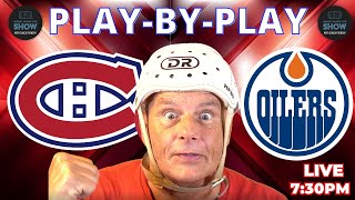 NHL GAME PLAY BY PLAY OILERS VS CANADIENS [upl. by Nednil]