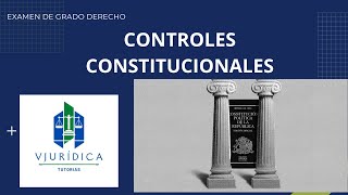 control de constitucionalidad  pregunta examen de grado [upl. by Eerdua]