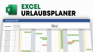 Excel Urlaubsplaner für 2023  Download [upl. by Raines415]