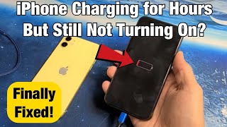 iPhone XXSXR11121314 Wont Turn On While Charging for Long Time [upl. by Ennyroc]