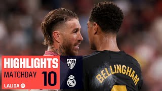 Resumen de Sevilla FC vs Real Madrid 11 [upl. by Nnayd]