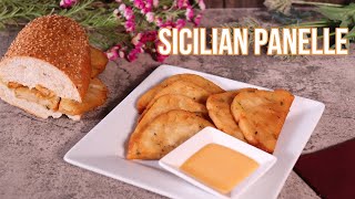 How To Make Sicilian Panelle  Easy Chickpea Fritters Recipe  Food Made Simple [upl. by Eicats208]