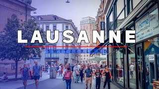 Lausanne Switzerland🇨🇭 Summer ☀️ Walking Tour 4K [upl. by Ottillia704]