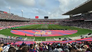 Barça Fans Singing The Anthem  Last home match 2024 4K60 [upl. by Elacsap600]