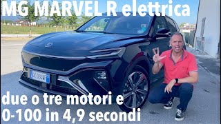 MG MARVEL R due o tre motori e 0100 in 49 secondi per questo crossover elettrico [upl. by Nnyllatsyrc]