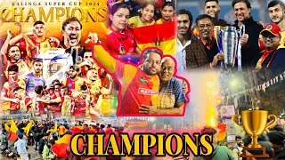 ফিরলাম আবার রাজার মতন 👑🤩 East Bengal vs Odisha FC❤️💛Final Match Kalinga Super Cup Champions🏆🥳 [upl. by Tnomed]