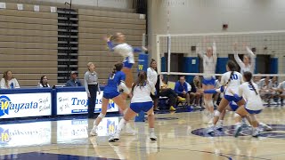 Wayzata Volleyball Sweeps STMA [upl. by Vernen]