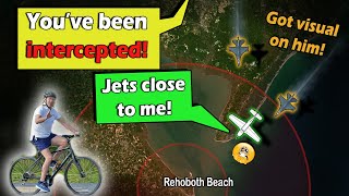 Plane INTERCEPTED  Pilot Busted a Presidential TFR at Rehoboth Beach [upl. by Haodnanehs]