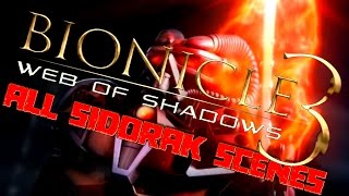 BIONICLE Web of Shadows  All Sidorak Scenes [upl. by Balduin]