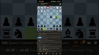 Opening Traps  Queen Gambit decline chesstrap [upl. by Geminian567]